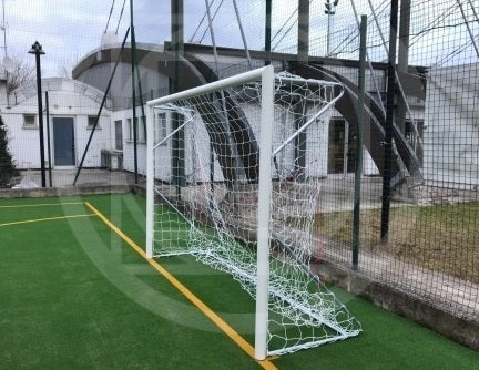 Af1514/4 Single Minifootball Goal in Transportable Aluminum M. 4 x 2 Certified En749 