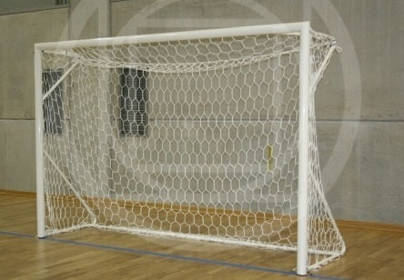 Af1512/b 1 Single Steel Futsal Goal With Sockets To Be Underground M. 3x2 Certified En749 