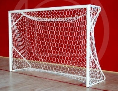 Af1512 Pair of transportable steel soccer goals M. 3x2 for professional use certified EN749 