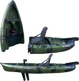 Kayak divisibile a pedali con pinne BIG MAMA START S300 colore blu - TIMESPORT24