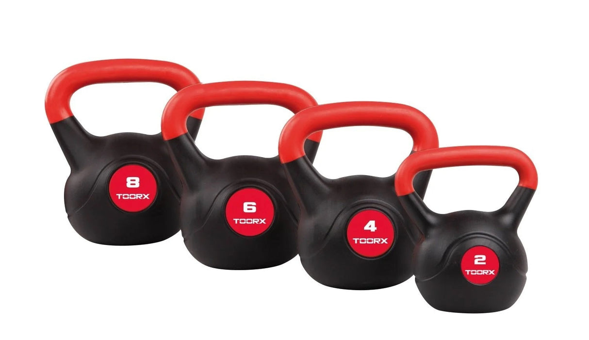 Kettlebell - 2 kg. Rivestita in Pvc Linea Toorx KRP-2 - TIMESPORT24