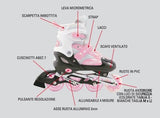Pattini in Linea FIREWHEEL Rosa taglia L COD.GRG-022 (dal 38 al 41) Nextreme - TIMESPORT24