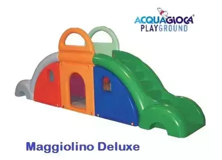 Maggiolino Deluxe Acquagioca - Gioco Multifunzione ( Scivolo + Casetta Con Porte E Finestre ) - TIMESPORT24