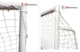 Set di 2 porte da calcio regolamentare a tubi maggiorati da 50 mm mod. ULTRA BIG CHAMP misure regolamentari 3 x 2 metri - BIGAMMA - TIMESPORT24