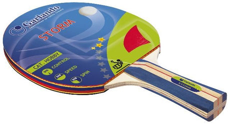 Racchetta Tennis Tavolo- Ping Pong Garlando Storm 2 Stelle + Approvata da ITTF cd. 2C4-1114 - TIMESPORT24