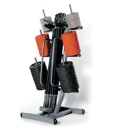Rastrelliera Porta Body Pump Set (12 posti) Salvaspazio Linea Toorx cod.rbp-12 - TIMESPORT24