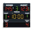 Tabellone Elettronico Segnapunti 200x180x9cm. Omologato Fiba - Versione Con Scritte Fisse: Locali-ospiti Indicato Per Pallacanestro (basket), Calcio A 5 (futsal), Pallavolo (volley), Tennis.  - TIMESPORT24