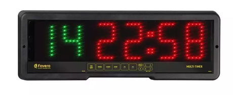Multi Timer - Timer Elettronico Multi-funzione Per Lo Sport Versione Da Parete Art.152-01 Indicato Per Aerobica, Kickboxing, Taekwondo, Spinning - TIMESPORT24