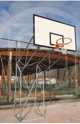 Ab1300 Half Olympic Basketball System Trellis with cantilever 220 cm. 