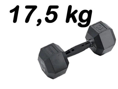 Manubrio Esagonale Gommato -17,5 kg. Linea Toorx Absolute AMEG-17.5 - TIMESPORT24