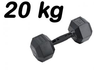 Manubrio Esagonale Gommato -20 kg. Linea Toorx Absolute AMEG-20 - TIMESPORT24