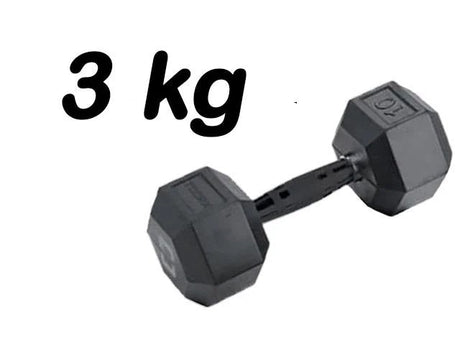 Manubrio Esagonale Gommato -3 kg. Linea Toorx Absolute AMEG-3 - TIMESPORT24