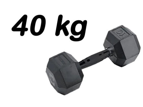 Manubrio Esagonale Gommato -40 kg. Linea Toorx Absolute AMEG-40 - TIMESPORT24