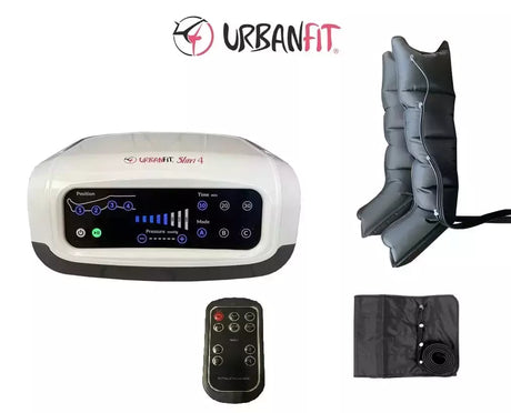 Slim 4 Urban Fit Pressotherapy Device With 3 Programs + 2 Leg Pads + Abdominal/Buttock Band + With Remote Control (Pack 2) 