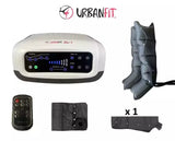 Slim 4 Urban Fit Pressotherapy Device With 3 Programs + 2 Leg Pads + 1 Bracelet + Abdominal/Buttock Band + With Remote Control (Pack 3) 