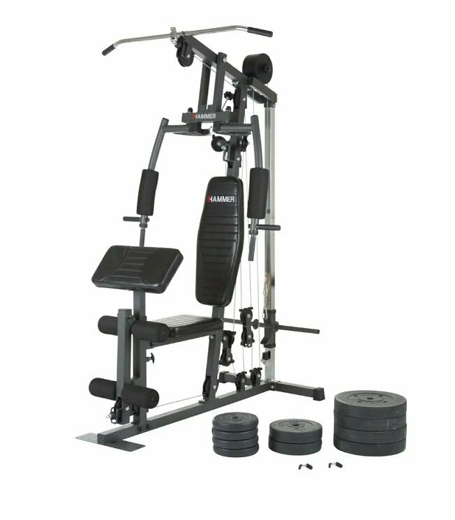 California Xp Stazione Multifunzione Hammer Cod.9067 - Pacco Pesi 60 Kg - Dimensioni 189 X 111 X 201 Cm - TIMESPORT24
