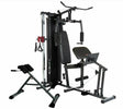 Ferrum Tx4 Stazione Multifunzione - Pacco Pesi 60 Kg - Dimensioni 210 X 120 X 198 Cm Inclusa Panca Backtrainer Cod.9039 - TIMESPORT24