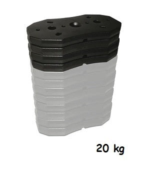 PESI ADDIZIONALI PER STAZIONE MULTIFUNZIONE AUTARK FINNLO cod.3835 - 4 dischi da 5 kg= 20 kg - TIMESPORT24