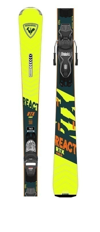 height 177 - ROSSIGNOL REACT RTX SKIS + XPRESS 10 BINDING INCLUDED (COD.RALBK02 + FCKDX02) 