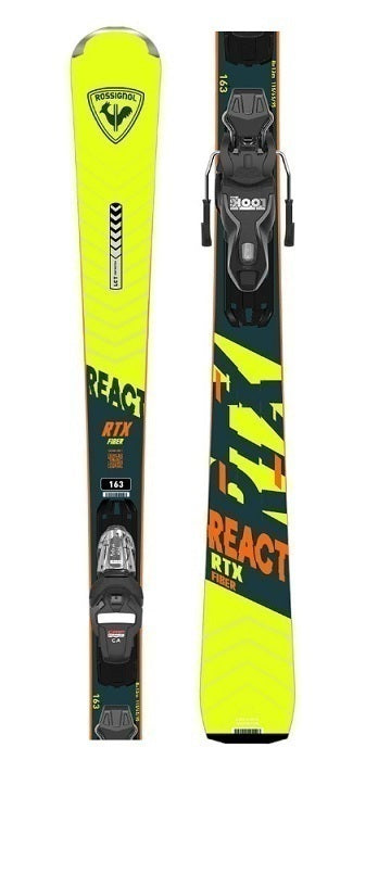 height 170 - ROSSIGNOL REACT RTX SKIS + XPRESS 10 BINDING INCLUDED (COD.RALBK02 + FCKDX02) 