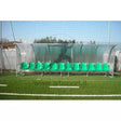 Af1502/12 Panchina Allenatori Lunghezza 6 Metri ( 12 Posti) Panchina Da Calcio Copertura In Policarbonato Alveolare Tetto Curvo Seduta In Scocche Di Pvc - TIMESPORT24