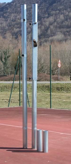 Av1406/tr Impianto Pallavolo In Acciaio Zincato Mm.100 da interrare - TIMESPORT24