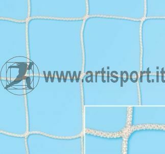 Ah1530 /2 Coppia Reti Pallamano In Nylon Con Treccia-diam.mm.6 - TIMESPORT24