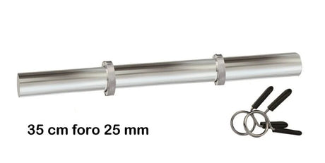 Manubrio Cromato 35 cm. Chiusura a Molla Linea Toorx MCF-35 - TIMESPORT24