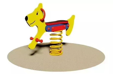 Gioco A Molla Cane 1 Posto In Legno Da Interrare Cod.508C A/B- Giochi Park- En 1176 Certificati Tuv - TIMESPORT24