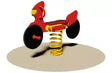 Gioco A Molla Moto 1 Posto In Legno Filo Pavimento Cod.508m B Giochipark - En 1176 Certificati Tuv - TIMESPORT24
