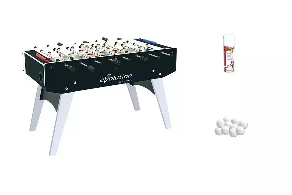 Offerta F20 Evolution Aste Uscenti Garlando + 50 Palline + Spray Lubrificante Aste - Offerta Pack 3/v Biliardini In Offerta In Vendita Su Timesport24 - TIMESPORT24