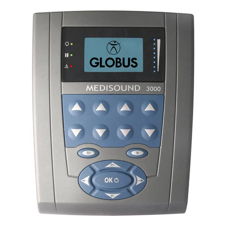 MediSound 3000 Ultrasuono Professionale - 49 Programmi (18 Salute - 31 Estetica) A 2 Frequenze Di Emissione: 1MHz - 3 MHz Globus cod.G1033 - TIMESPORT24