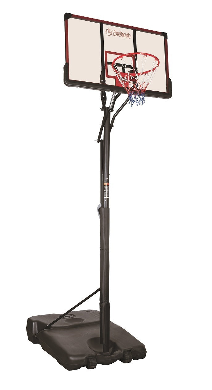Orlando Impianto Basket con colonna e base zavorrabile altezza 225-305 cm Garlando cod.BA-18 - TIMESPORT24