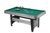 CHICAGO 4 GRAY OAK POOL TABLE (140 X 70 CM) GARLANDO COD.CHICGR4 