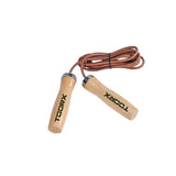 Leather Skipping Rope Wooden Grips COD.AHF-015 Toorx Line 