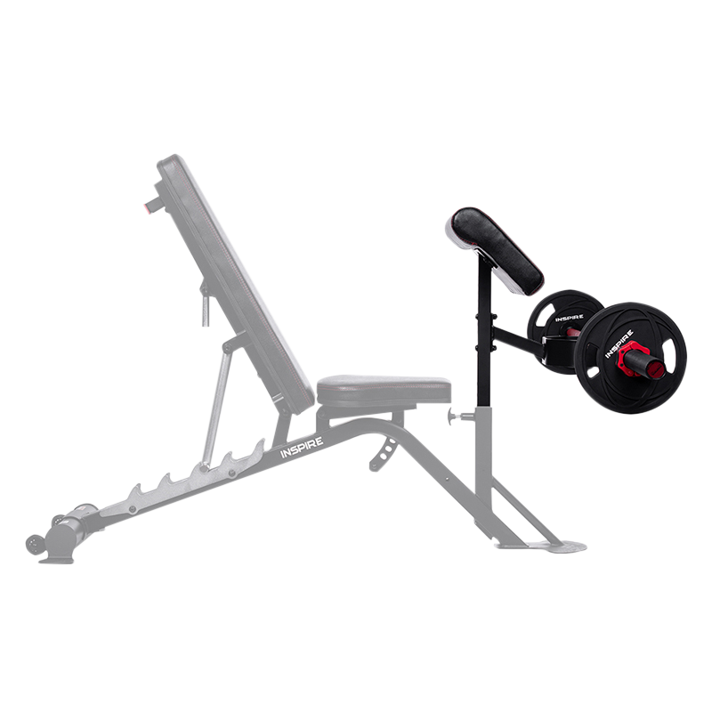 Scott Curl Bench Addition Accessory for Adjustable Folding/Inclining Bench SCS cod. SCS-PC-B Inspire Line 