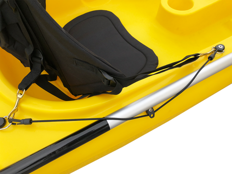 ACQUAPRIMA FISHING BIG MAMA KAYAK - CANOA MONOPOSTO DA 310 CM + 2 GAVONE + 3 PORTACANNA + 1 SEGGIOLINO + 1 PAGAIA (FULL PACK) - TIMESPORT24