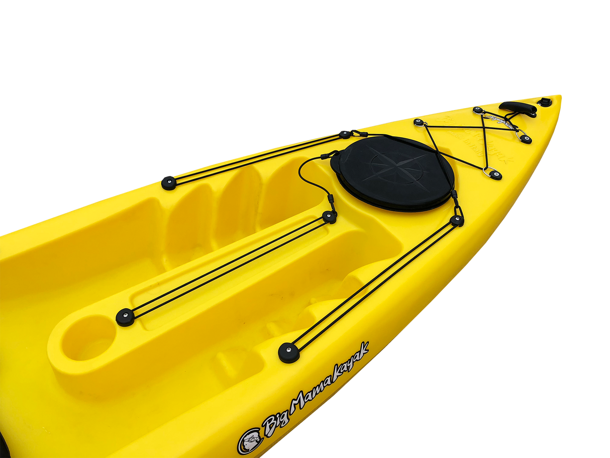 Canoa monoposto Acquaprima Big Mama Kayak monoposto da 310 cm + 2 gavoni + 1 seggiolino (PACK 2) - TIMESPORT24