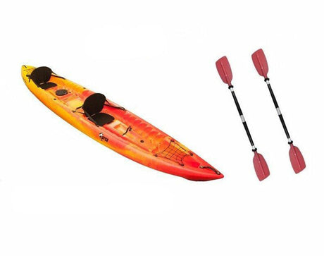Rainbow Orca Expedition Fishing Canoa Sit On Top 2/3 Posti 420 Cm + 2 Pagaie - TIMESPORT24