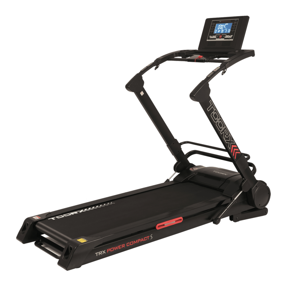 Trx-power Compact S Hrc Tapis Roulant Salvaspazio Inclinazione Elettrica Fascia Cardio Inclusa App Ready 3.0 Compatibile Iconsole + Kinomap E Zwift - Piano Corsa 132 X 47 Cm - Velocita' 20 Km - TIMESPORT24