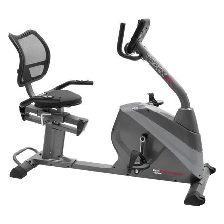 Bici da Camera orizzontale Elettromagnetica Cyclette Brx R95 Comfort Bike Toorx Con Ricevitore Wireless - Utente 130 kg. - cod. BRX-R95-COMFORT - TIMESPORT24
