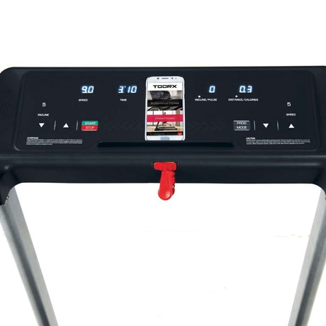 Treadmill Tapis roulant Richiudibile Salvaspazio Motion Plus Inclinazione Elettrica Toorx - Velocità 0,8 - 14,0 Km/h - Utente 100 kg - Piano Corsa 40 x 121 cm - Tappeto Elettrico Palestra