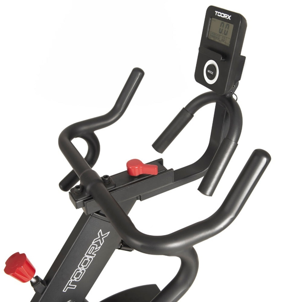 Gym Bike SRX-SPEED MAG con Sistema Frenante Magnetico e Ricevitore Wireless Linea Toorx Trasmissione a Massa volanica peso 20 kg bike da spinning - TIMESPORT24