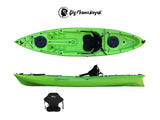 ACQUAPRIMA BIG MAMA KAYAK - CANOA MONOPOSTO DA 310 CM + 2 GAVONE + 1 PAGAIA in omaggio (PACK 1) - TIMESPORT24