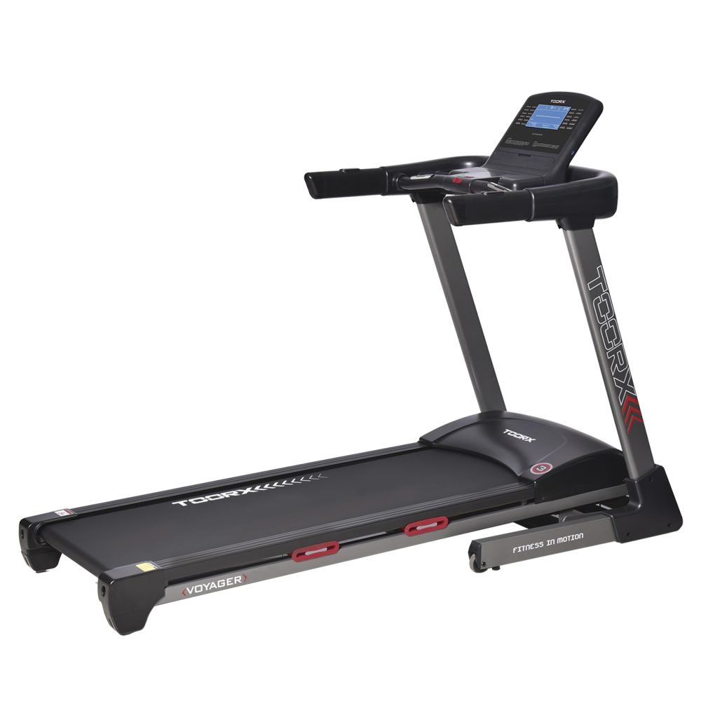 Tapis Roulant Voyager Hrc Toorx Tapis Roulant Con Inclinazione Elettrica - Peso Max Utente 120 Kg Piano Corsa 141 X 48 Cm - Velocità 18 Km/h Con App Ready 3.0 Compatibile Con. Zwift-kinomap E - TIMESPORT24