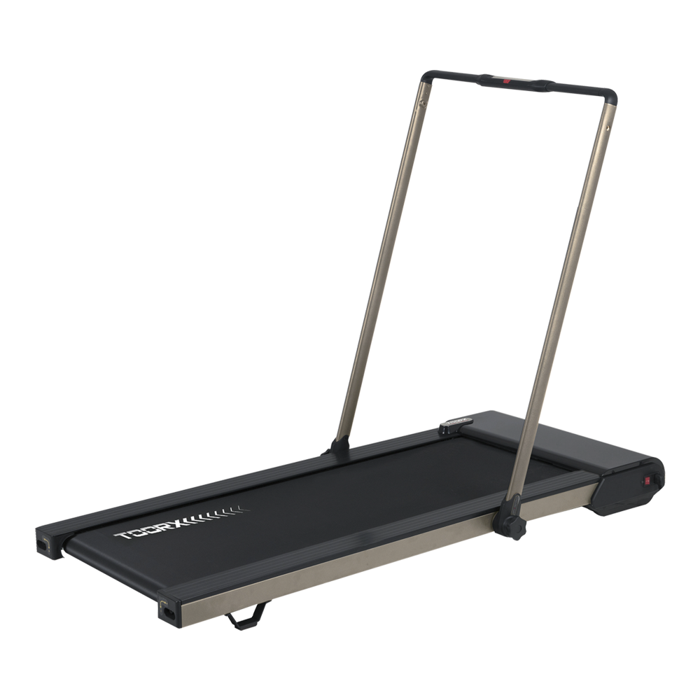 Treadmill Slim Tapis Roulant Salvaspazio City Compact Toorx Colore Pure Bronze - Velocità 1,0 - 14,0 Km/h - Piano Corsa 44,5 x 125 cm - Utente 100 kg - Tappeto Elettrico Palestra - TIMESPORT24