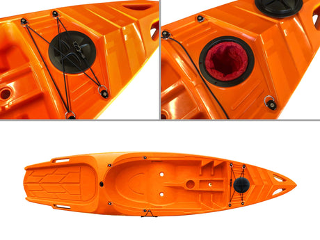 KAYAK MONOPOSTO SKIPPY 2.0 EXPEDITION BIG MAMA KAYAK 305 CM CON 1 POSTO ADULTO + 1 POSTO BAMBINO + 1 PAGAIA (PACK 1) - TIMESPORT24