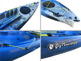 ACQUAPRIMA BIG MAMA KAYAK LIMITED EDITION - CANOA MONOPOSTO DA 310 CM + 2 GAVONE + 1 SEGGIOLINO ( PACK 2) - TIMESPORT24