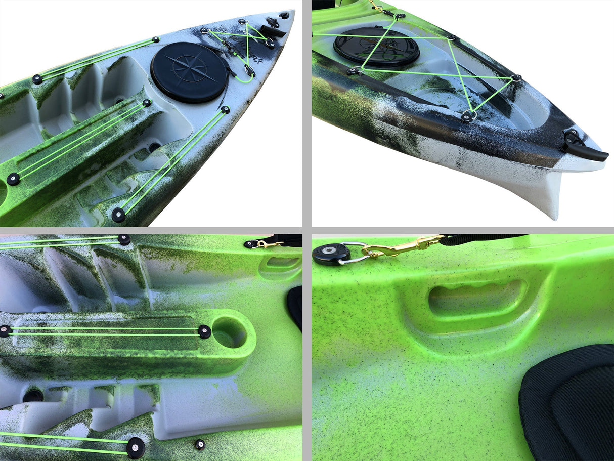 ACQUAPRIMA BIG MAMA KAYAK LIMITED EDITION - CANOA MONOPOSTO DA 310 CM + 2 GAVONE + 1 PAGAIA in omaggio ( PACK 1)