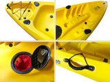 Canoa FAMILY Big Mama Kayak - 2 + 2 Posti 410 Cm + 2 Pagaie + 2 Seggiolini + 2 Gavoni + 2 Portacanne (FULL PACK)